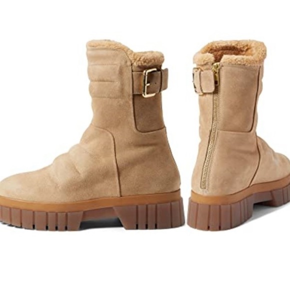 New free people fable faux fur sand suede boots size 38 (US 8) - Picture 5 of 13